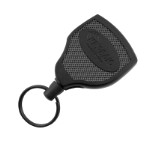KEY-BAK nøgleholder med 90° drejbar trommel med kevlar-wire og bælteclips (S48K Heavy Duty)